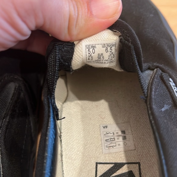 New Unisex Kid’s Vans Canvas Slip On Shoes size 5 - Picture 6 of 7